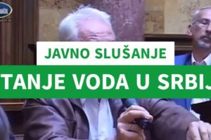 Javno slušanje - stanje voda u Srbiji